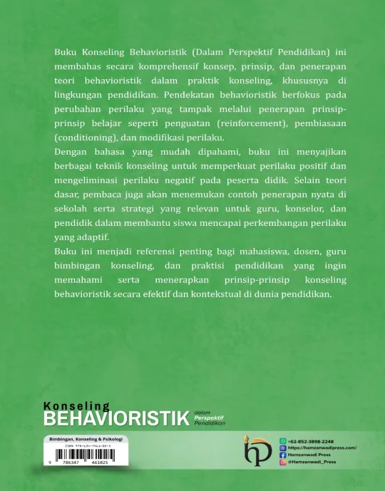 KONSELING BEHAVIORISTIK Dalam Perspektif Pendidikan